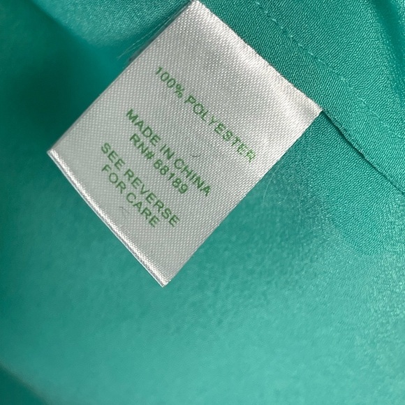 Lilly Pulitzer | Green Ruffled Collar Lightweight Blouse XS - Picture 4 of 7